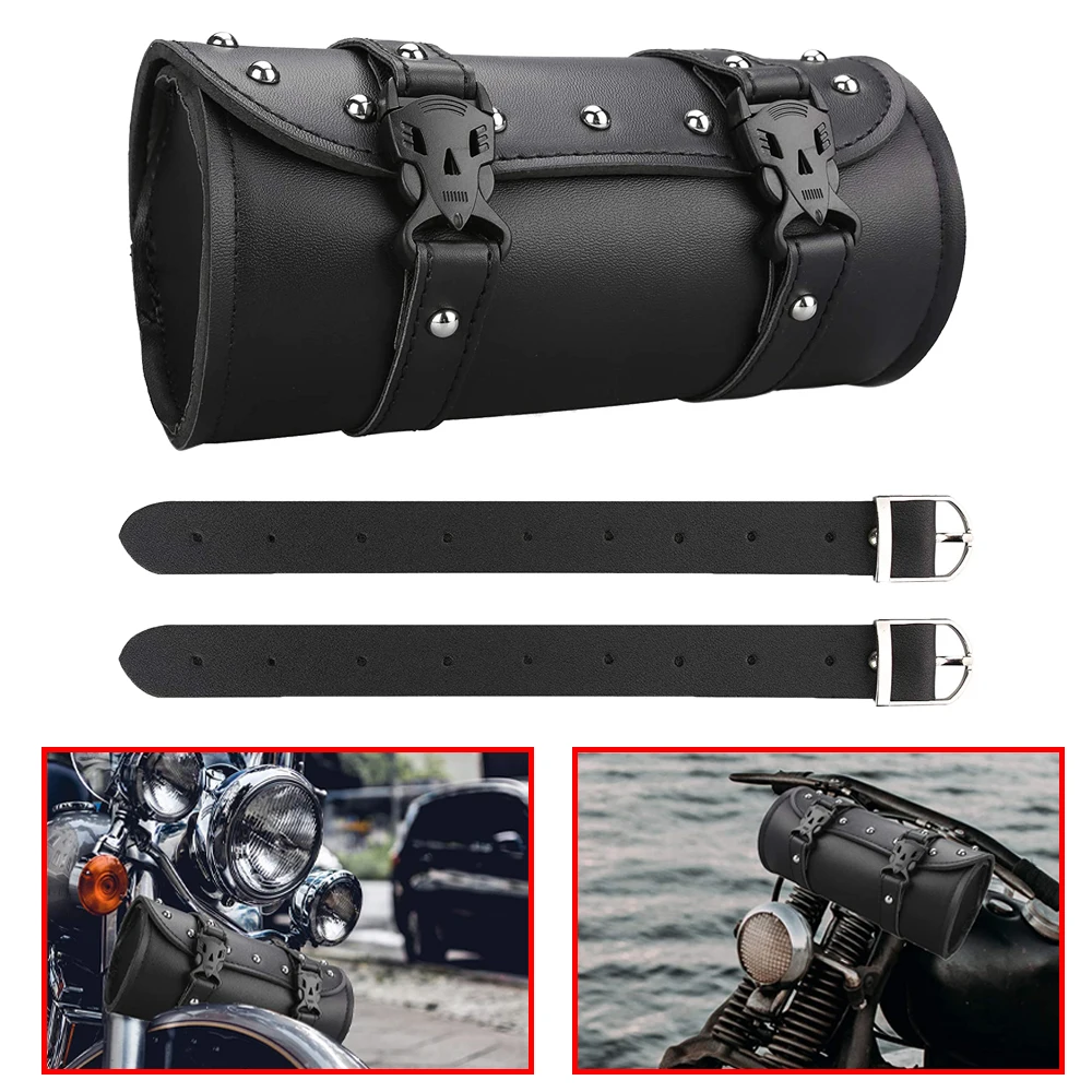 

Motorcycle Front Tool Bag Suitable for Harley Suzuki Kawasaki Universal Tool Bag Motorcycle Side Bag Motorcycle Fork Bag