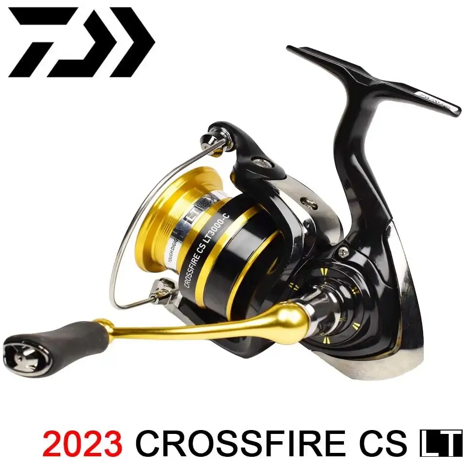 DAIWA Fishing Reel CROSSFIRE CS LT (Light&Tough) 1000-6000D-H Light Strong LC-ABS Metail Spool 4KG-12KG Ultraleve 185g-320g