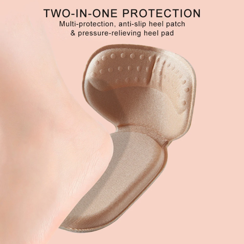 Soft Shoe Heel Patch for Various Shoe Types Self-adhesive Relief Pressure And Pain Shoes Heel Pad