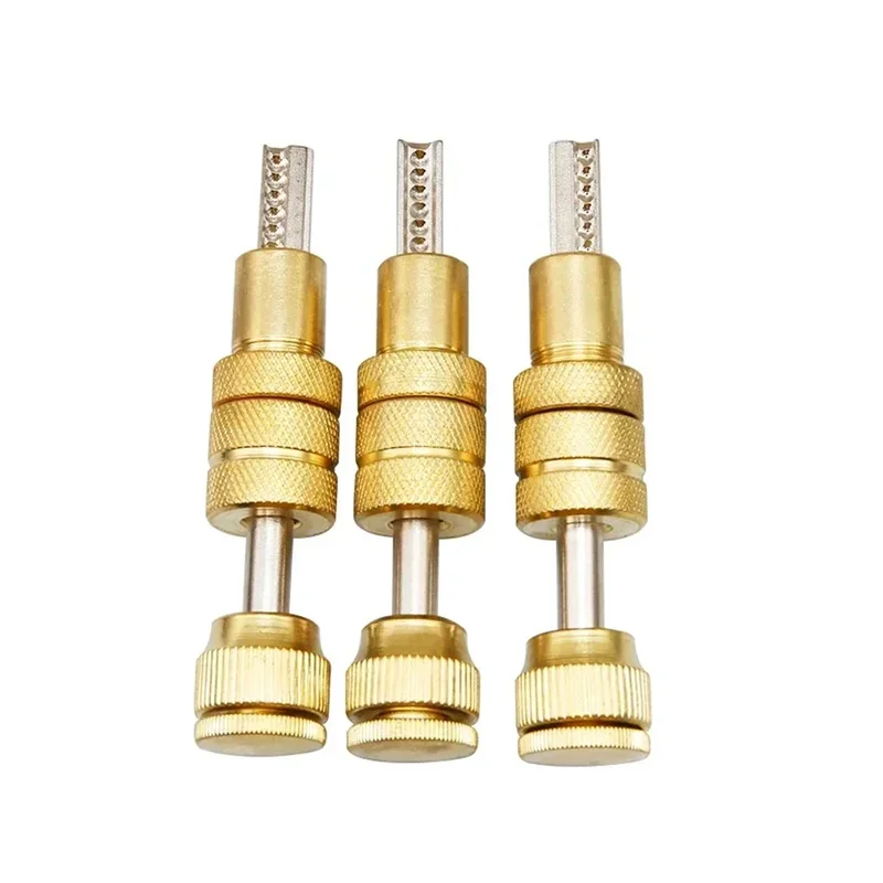 Newest GOSO Original Two-Row Semi Circle Keyway 11 Pins Dimple A.B KABA Locksmith Toolkit Tools Spring Loaded Bump Lock Tools