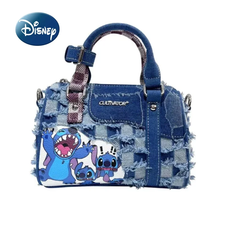 

Disney Stitch New Girls' Bag Luxury Brand Fashion Girls' One Shoulder Crossbody Bag Cartoon Mini Women's Bag High Quality