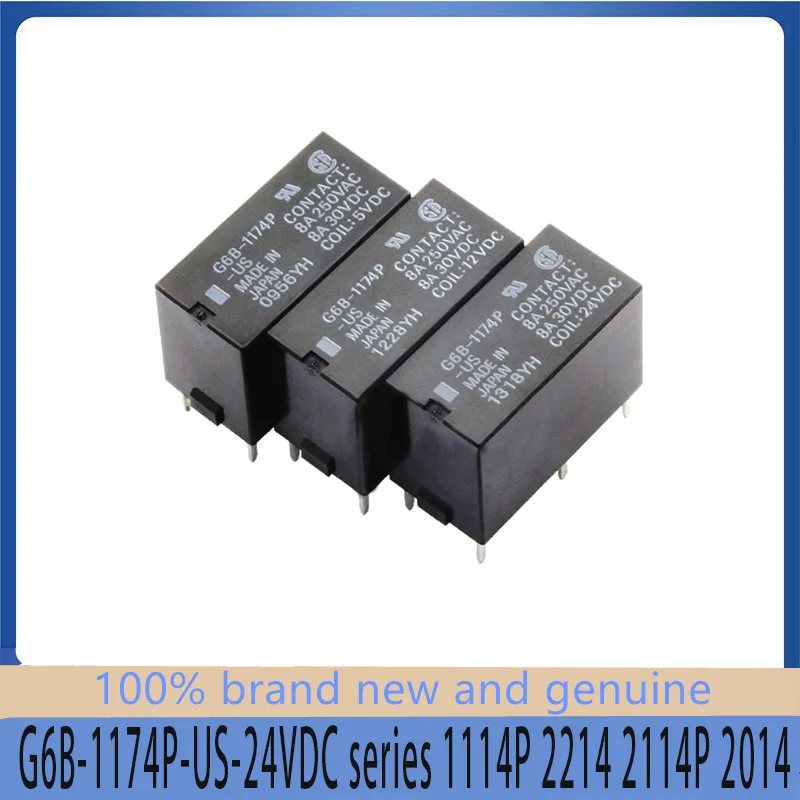 

Оригинальный G6B-1174P-US-24VDC 1114P 2214 2114P 2014 FD 5 В DC 12 В серии