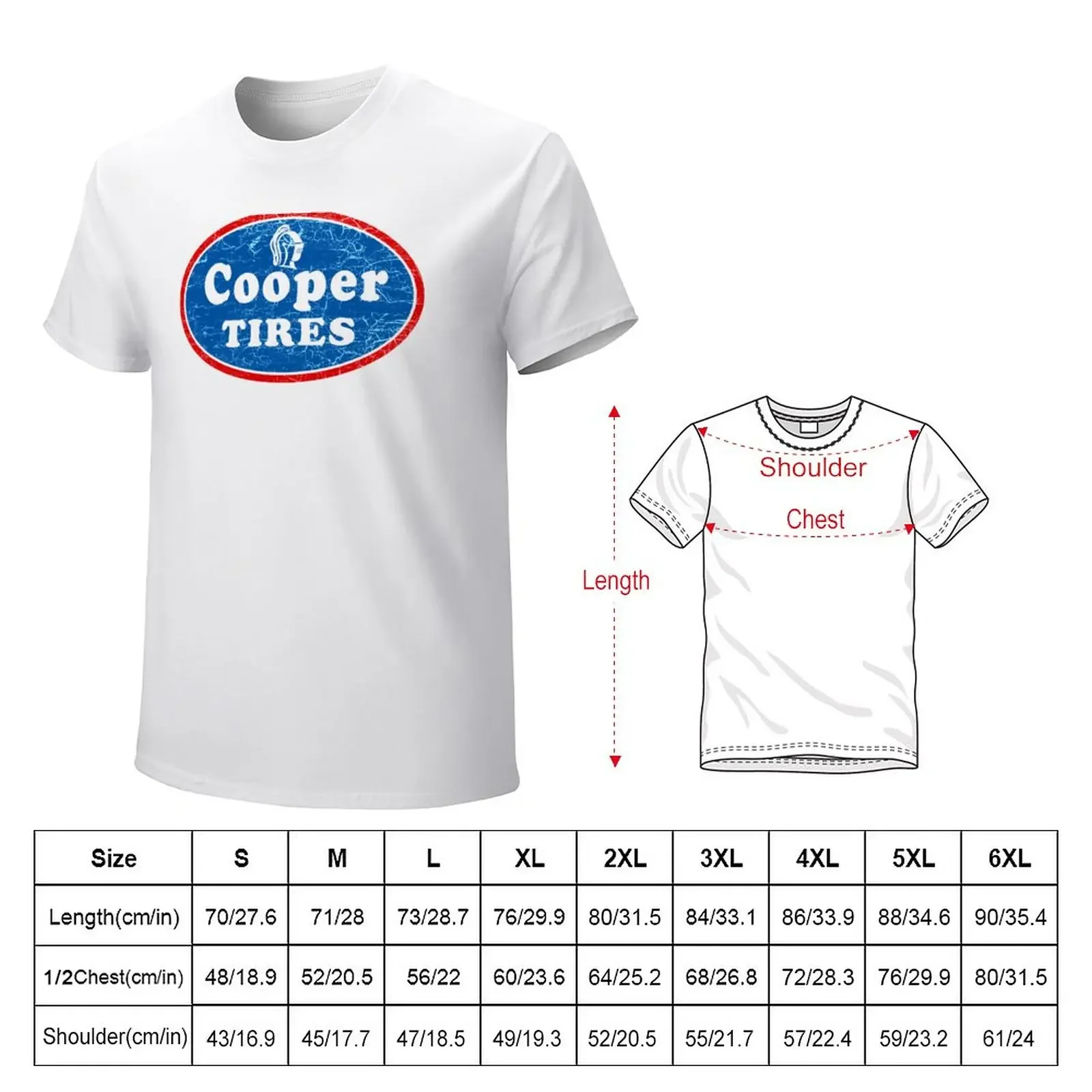 Cooper Tires T-Shirt vintage clothes kawaii clothes Men's t-shirt