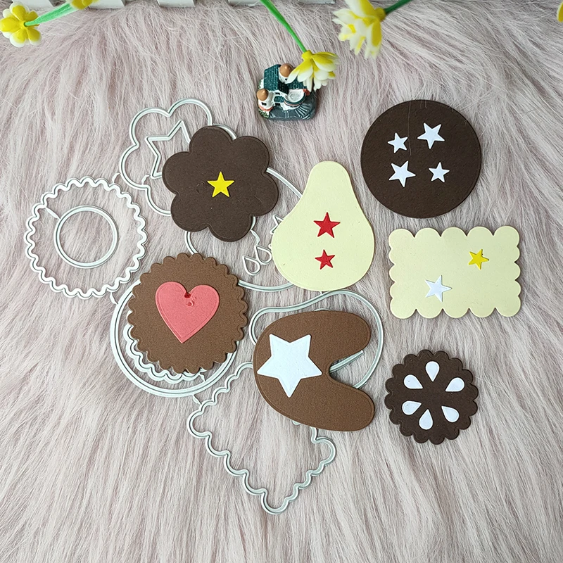 

New Cookies metal cutting die mould scrapbook decoration embossed photo album decoration card making DIY handicrafts