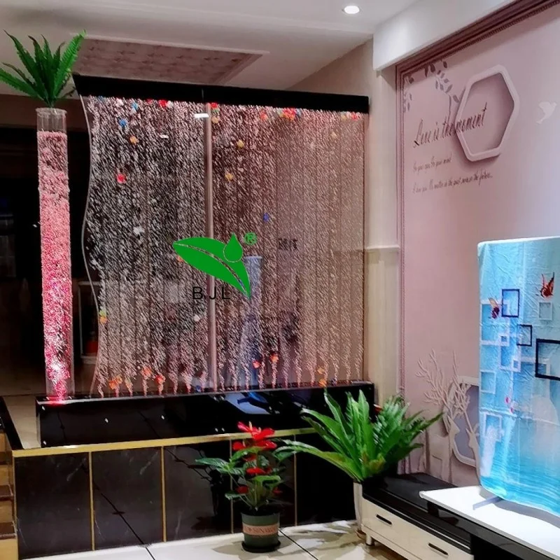 (Customized) modern acrylic LED lighting water bubble walls panel screen partition decoration