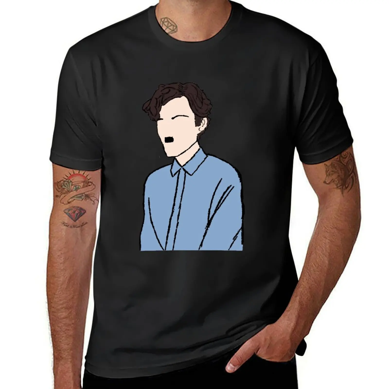 Ron Mael-Sparks Music Band Gift For Fan T-Shirt aesthetic clothes plain black t-shirts for men