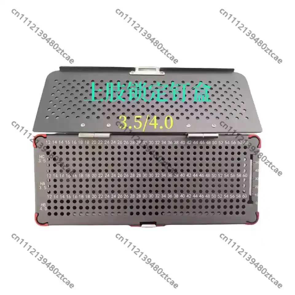 Medical Upper Lower Limb Orthopedic Locking Screw Storage Box Autoclavable Bone Implant Sterilizing Container For Surgery