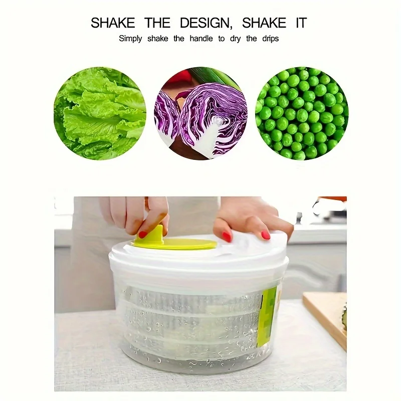 Multi-functional Vegetable Washing Tool, Ingredient Draining Basket for Fruits, Vegetables, Seafood, Kitchen Washing Tool