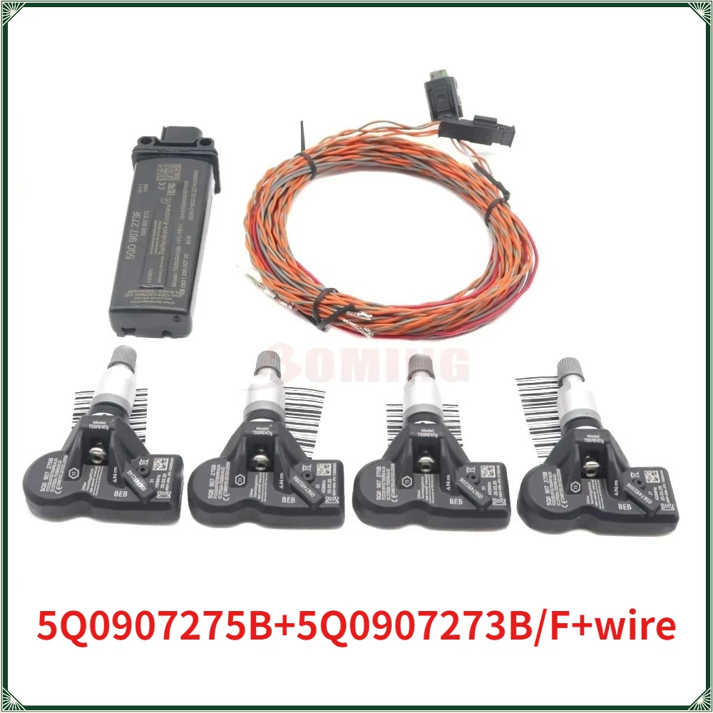 5Q0907273B TPMS Tire Pressure Monitoring System Fit 5Q0907275B  For AUDI Q7 A5 SKODA BENTLEY PORSCHE McLAREN Fit For Volkswagen