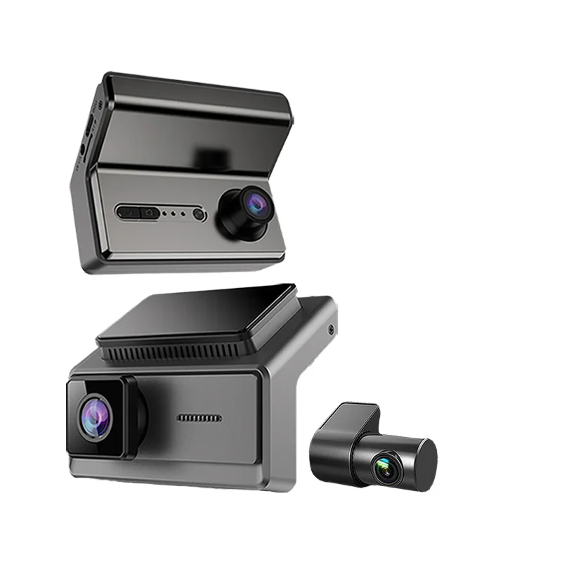 hit productSource Factory Real 2K+1K+1K Three Lens Car DVR Dashcam Video Recorder 150° Wide Angle 2.4G WIFI Mobile Phone APP Con
