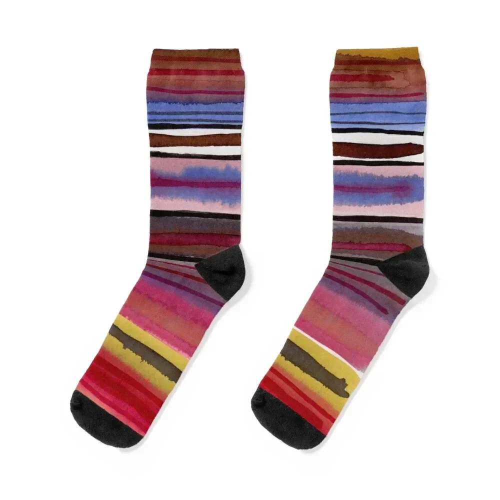 horizontal lines pattern 11 Socks aesthetic valentine gift ideas custom sports new year Men's Socks Women's