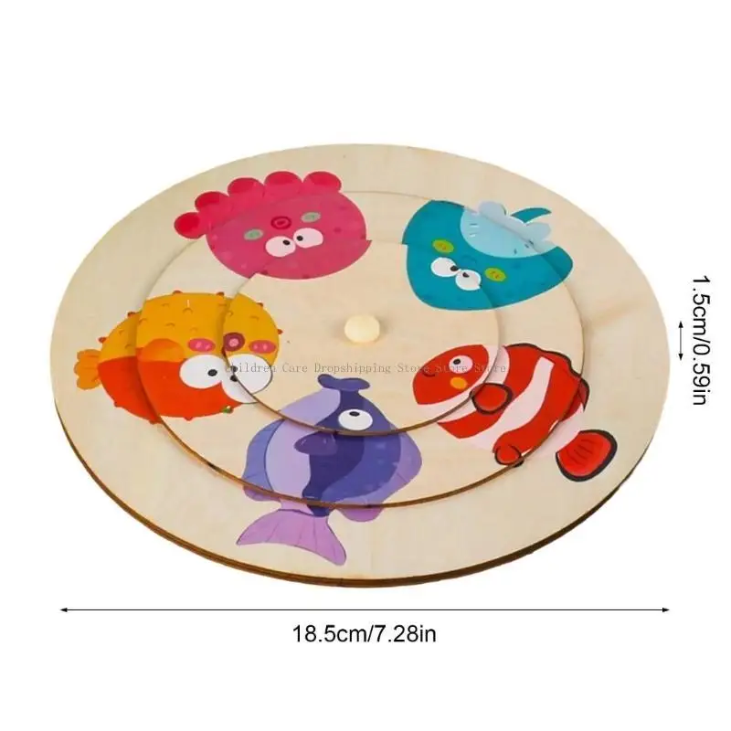 Toy jeu jeu puzzle en bois d'apprentissage