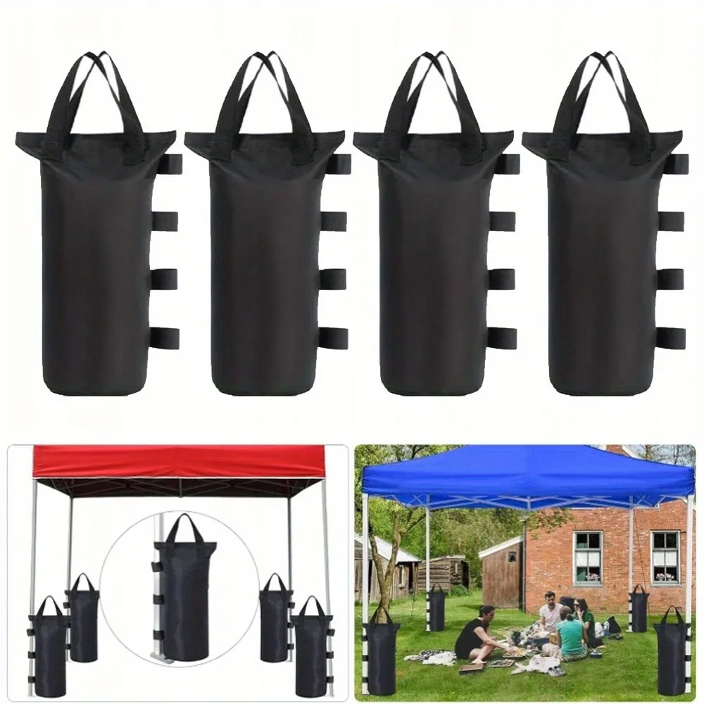 Lot de 4 sacs de sable, sacs de poids pour tentes pliantes, pour gazebo, tente, chapiteau, abri de voiture