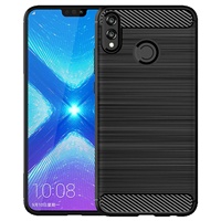 Soft Silicone Phone Cover Honor 8X Max 8c 8s Y Max Shockproof Carbon Fiber Cases For Honor 8 Lite 8x Matte Case