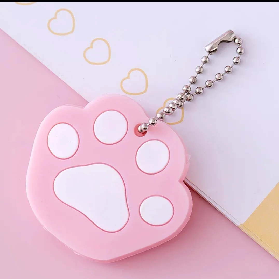1PC Color Foot Cartoon Key Cover Cap Silicone Key Accessories Cute Key Holder Fashion Keys Chain For Girl Women Trinket Gift