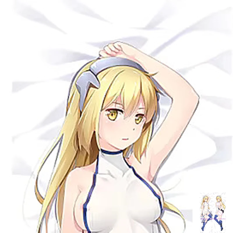 

Anime Dakimakura Pillow Case Aiz Wallenstein Sexy and Busty Beautiful Girl Double-Sided Halloween Decoration