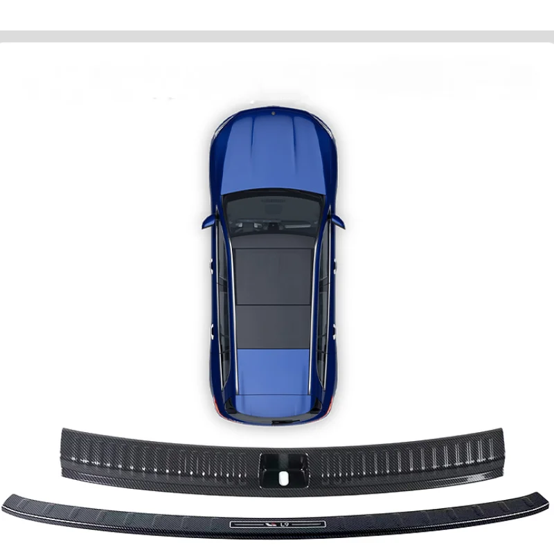 Lixiang L9 2024 Threshold Protection Strip Abs Carbon Fiber Essential for Car Interior Decoration and Modification Accessories