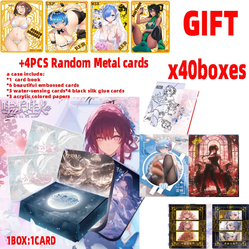 

Wholesale 12/24/36 boxes Goddess Story Cards Waka Waka Yunshang Yueying A6 cards Feast Booster Box Hobbies Toy