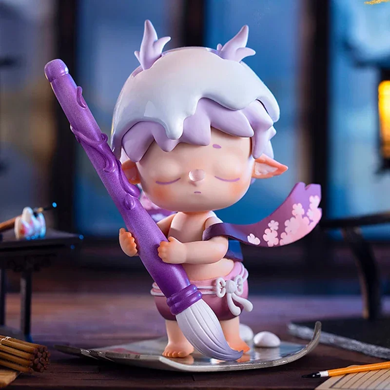 

Mimi Monte 3 New Chinese Style-letter Series Blind Box Toys Doll Cute Anime Action Figure Ornaments Figurines Dolls Desktop Home