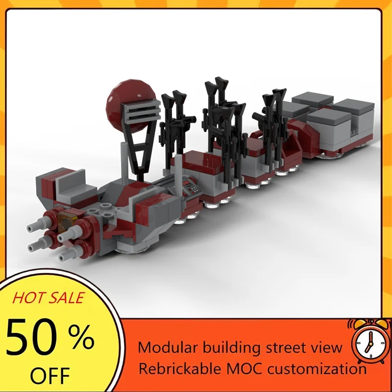 

Набор из 166 деталей: популярная модель по мотивам фильма «Звездные войны», конструктор MOC, модульный технологический подарок, праздничный набор для сборки, детский игрушечный комплект