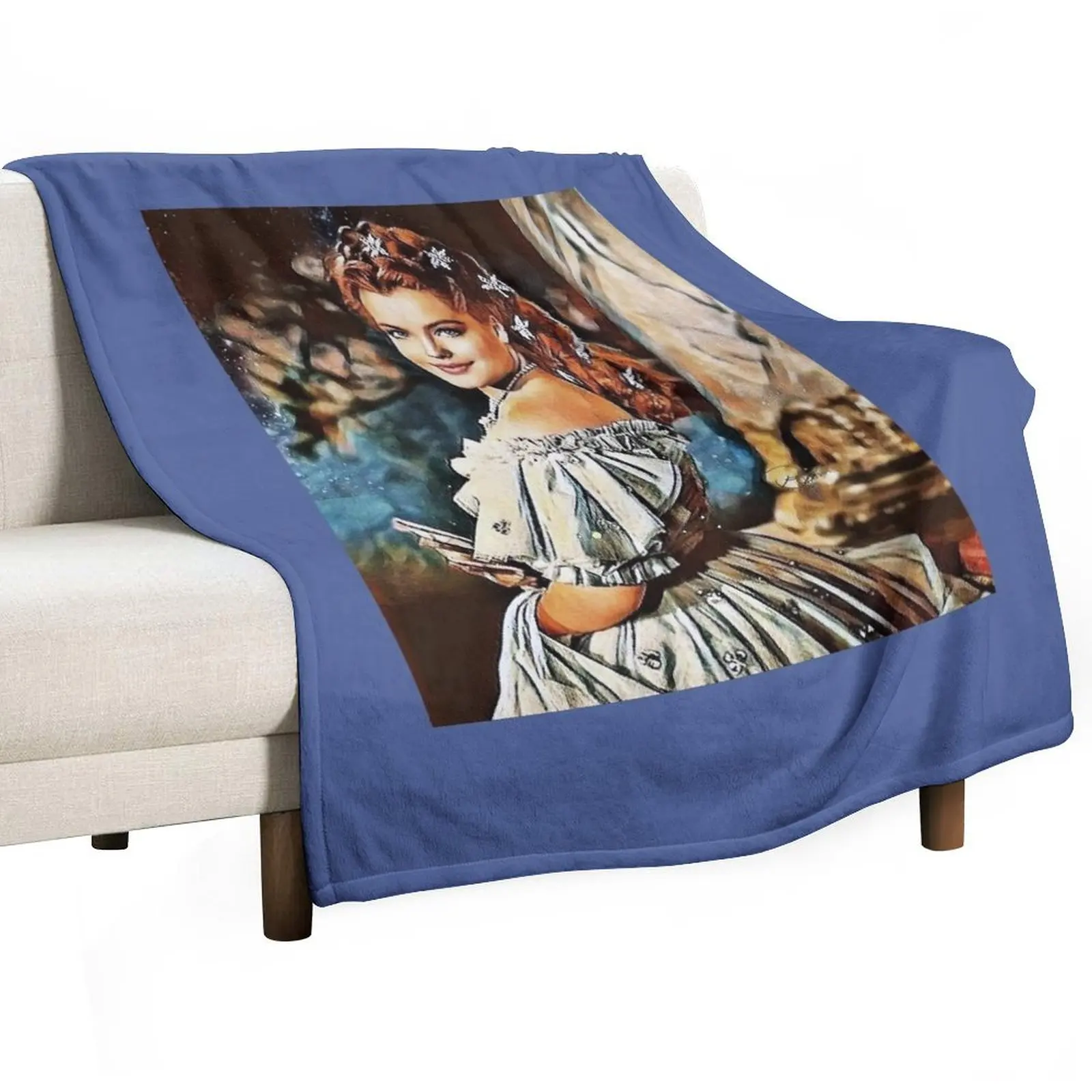 EMPRESS SISSI - PENCILED VERSION Throw Blanket Heavy Multi-Purpose Blankets