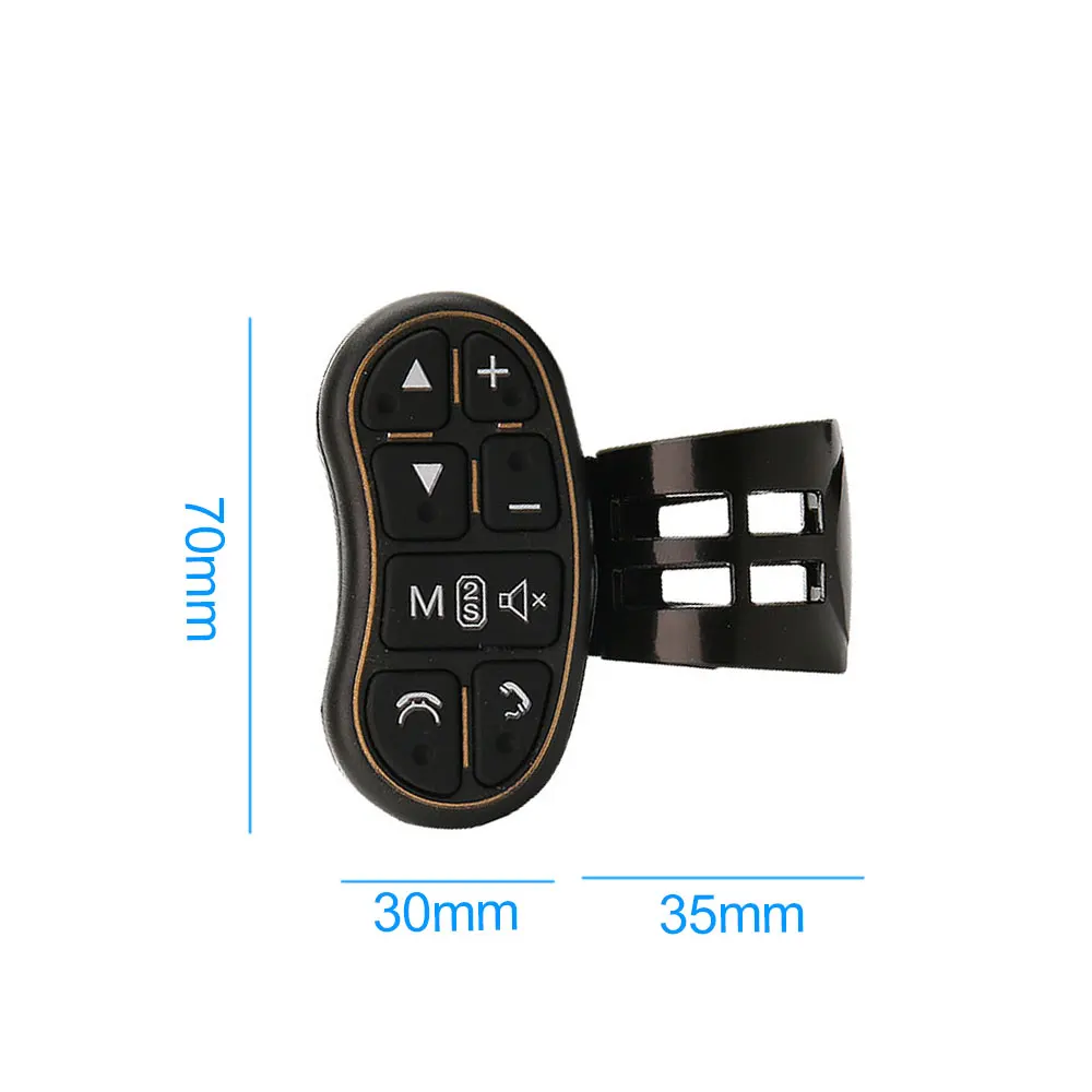 1 قطعة عجلة توجيه سيارة متعددة الوسائط زر التحكم 8 مفاتيح الصوت MP3 مشغل ديفيدي التحكم عن بعد التبديل اللاسلكي اكسسوارات السيارات