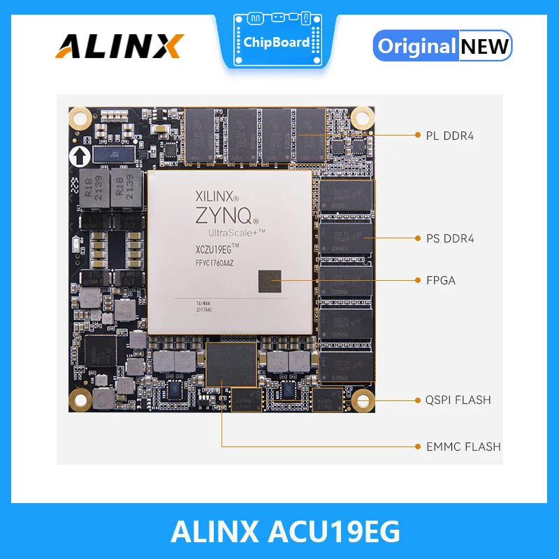 ALINX ACU19EG: Xilinx Zynq UltraScale + MPSoC SOM FPGA Core board AI XCZU19EG демо Core Board