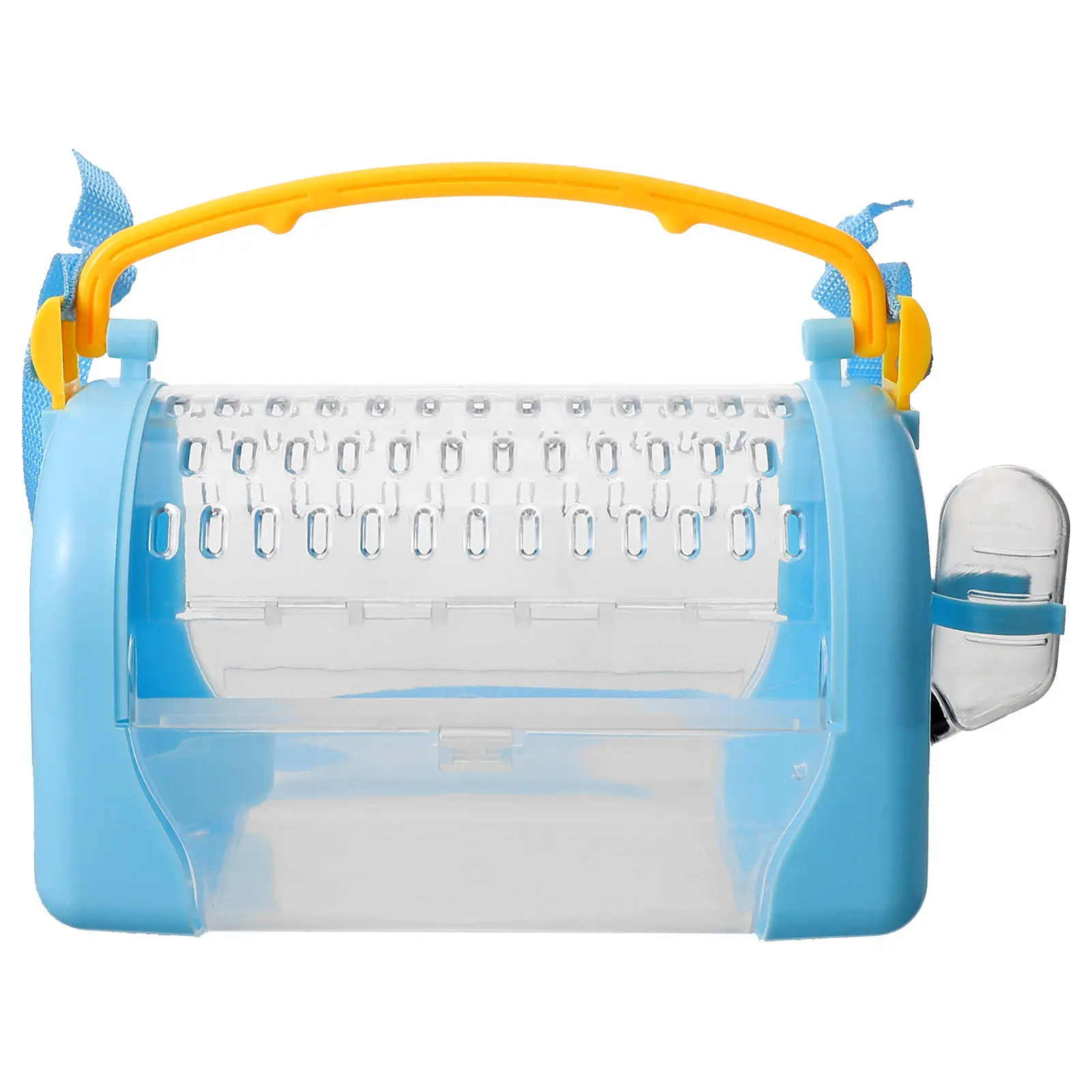 

Переноска для хомяков, портативная прозрачная клетка для мелких животных: ежей, кроликов, шиншилл, сахарных поссумов, для путешествий и походов на природе