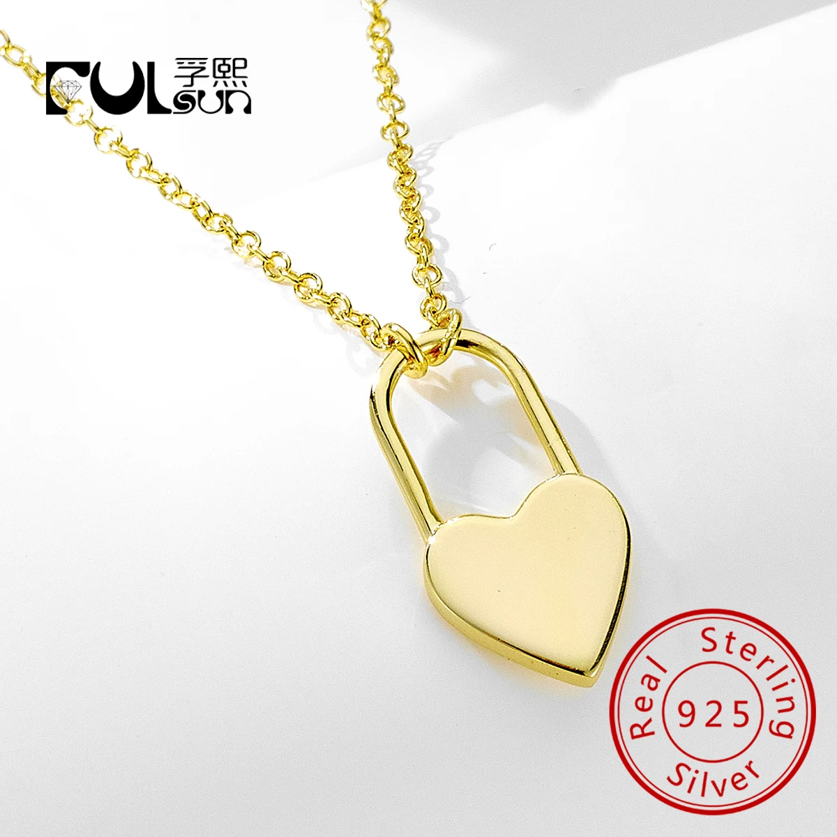 

Heart Locket 925 Sterling Silver 14k gold plated Engraved Personal Pendant Necklace for Women jewelry