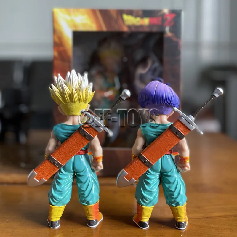 18CM Anime Dragon Ball Z Kid Trunks Figure Super Saiyan Gotenks PVC Action Figures Collection Model Toys for Children Gifts