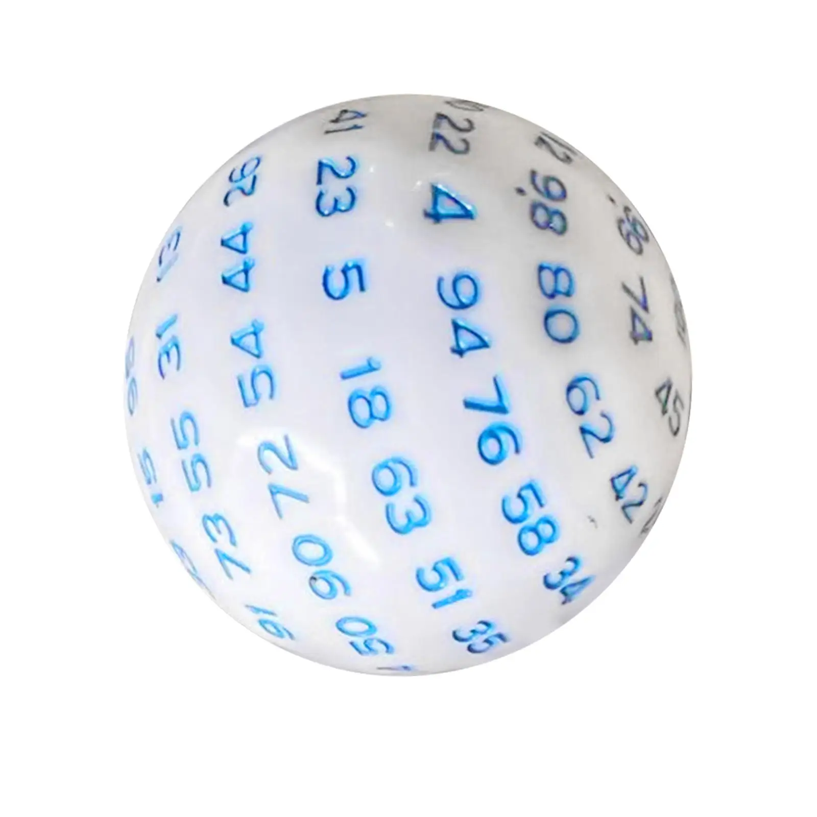 Dado Poliedro Acrílico D100 de 100 Lados, Ferramenta Matemática Educacional para Jogos de Tabuleiro em Família