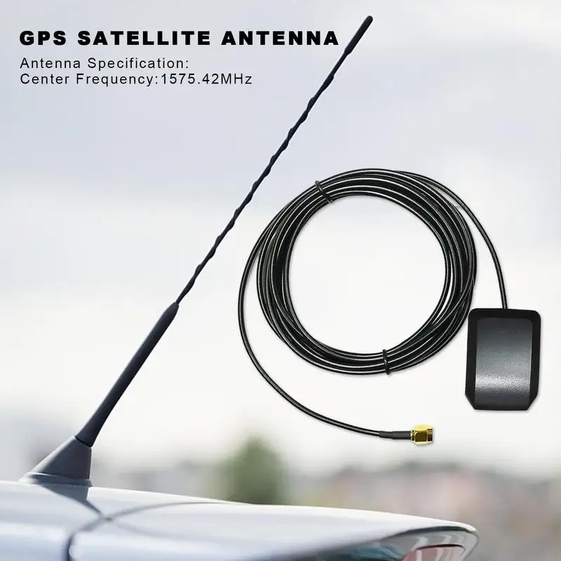 GPS Antenna Module Car DVD Navigation Antenna GPS Satellite Positioning Antenna SMA GPS Universal Mouse Shell Active Amplifier