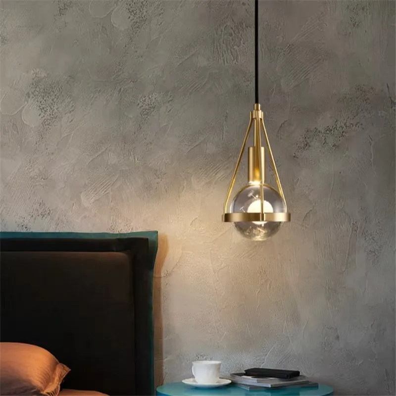 Luxury Copper Crystal Restaurant Bar Bedside Dandelion