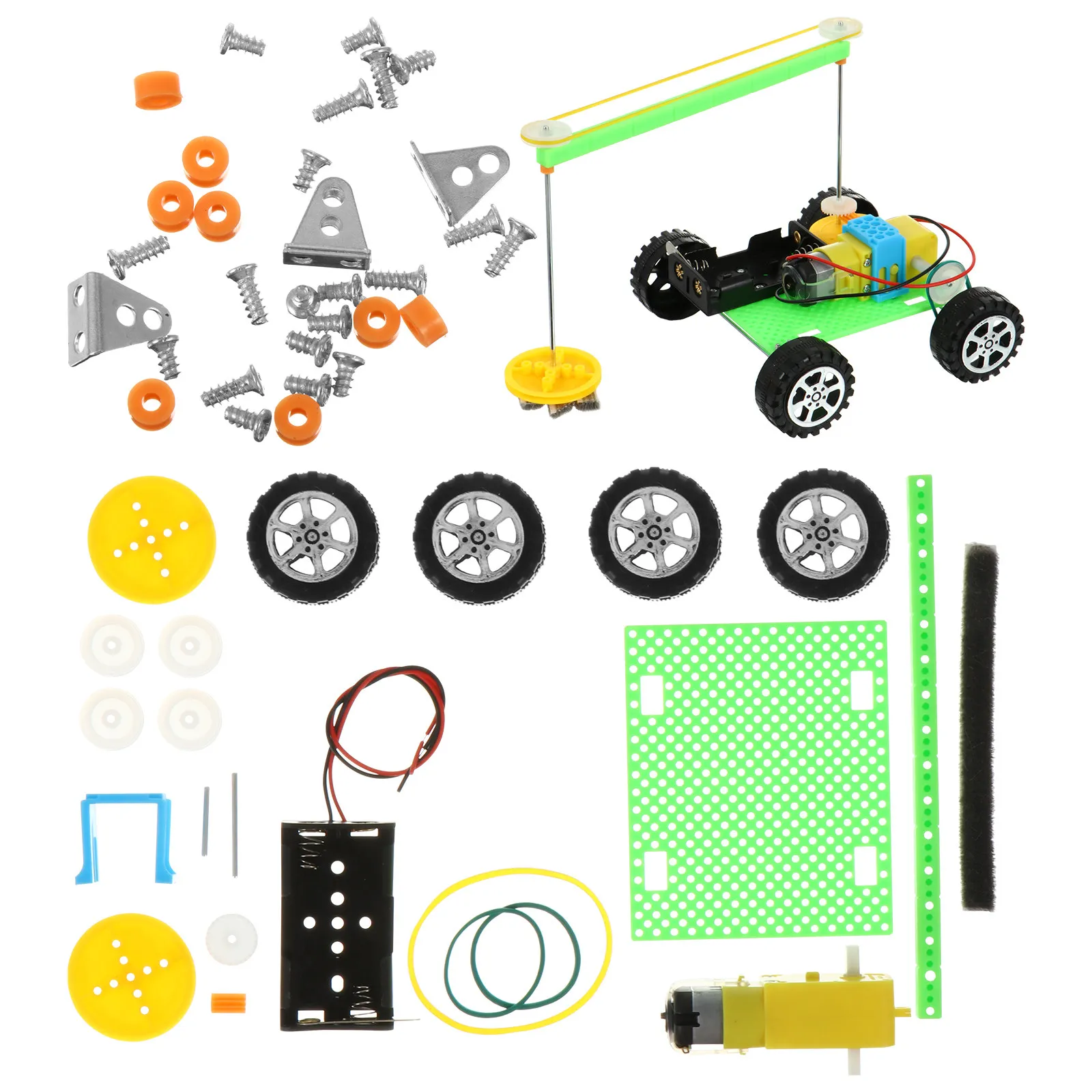 

Creative DIY Electric Sweeper Robot Small Production Classroom Teaching Scientific Hands on Ability Coordination