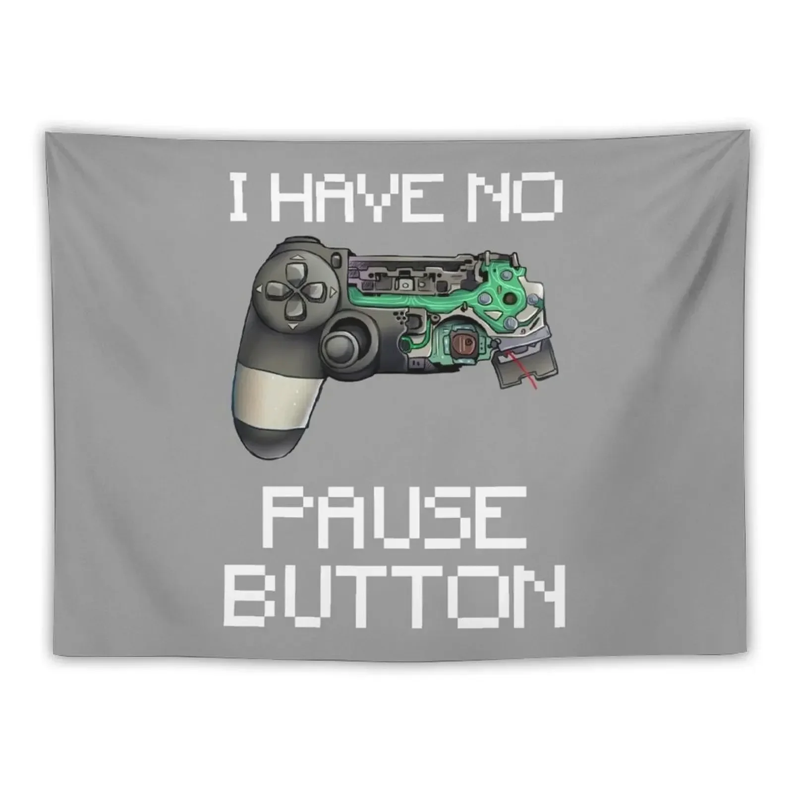 

I have no Pause button Gamer Controller Tapestry Korean Room Decor Room Decoration Aesthetic Aesthetic Room Decorations Tapestry