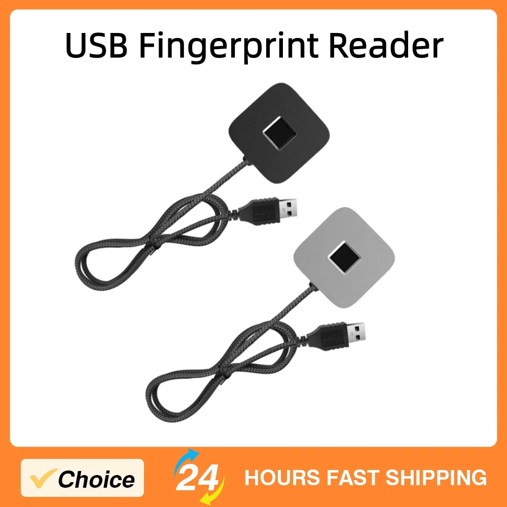 

USB-сканер отпечатков пальцев для Windows 10/11, USB-донгл, 360-градусный сенсорный сканер отпечатков пальцев, биометрический считыватель отпечатков пальцев