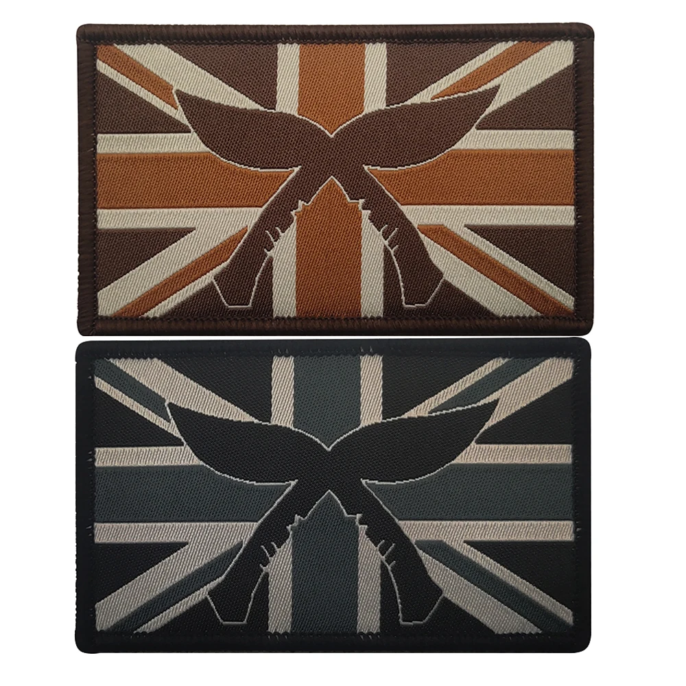 Embroidery Uk - Tkana naszywka z flagą kraju Wielkiej