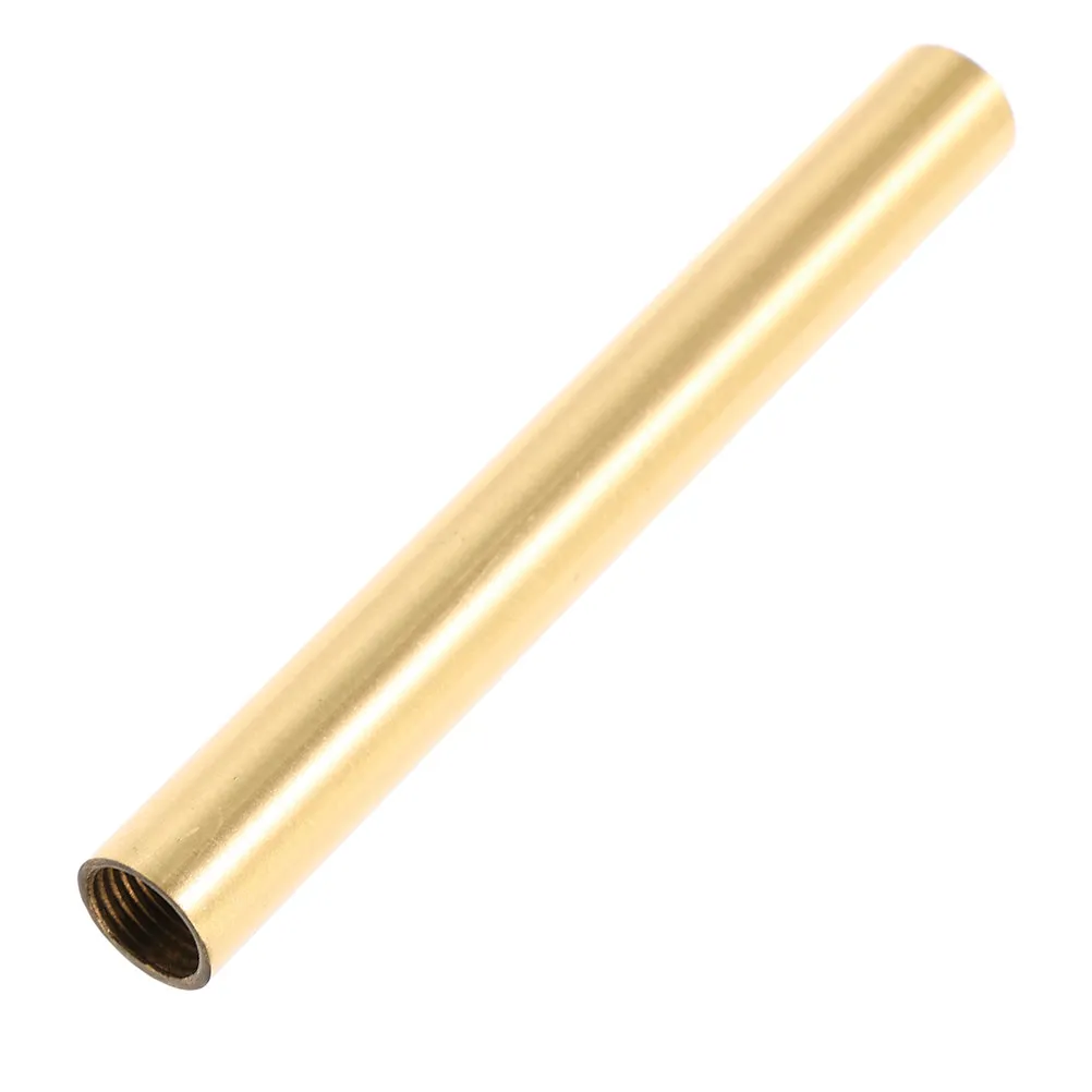 Copper M10 Threaded Lamp Stem Extension Rod for Wall Table Floor Lamps Hollow Design Easy Wiring Vintage Aesthetic Lamp Making