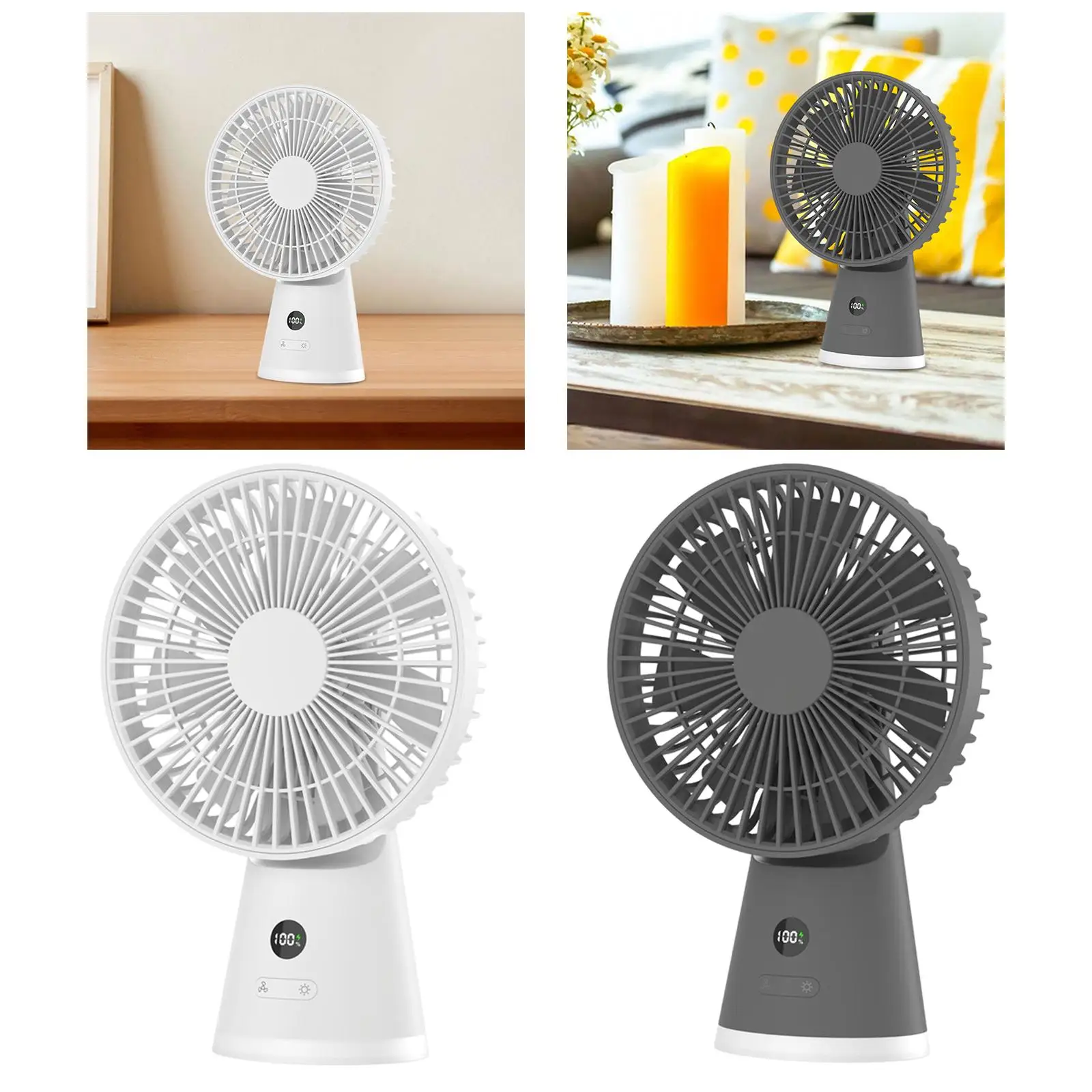 Ventilatore elettrico elegante raffreddamento silenzioso Mini ventilatore personale ventilatore da tavolo piccolo ventilatore da tavolo per escursionismo zaino in spalla all'aperto campeggio ufficio