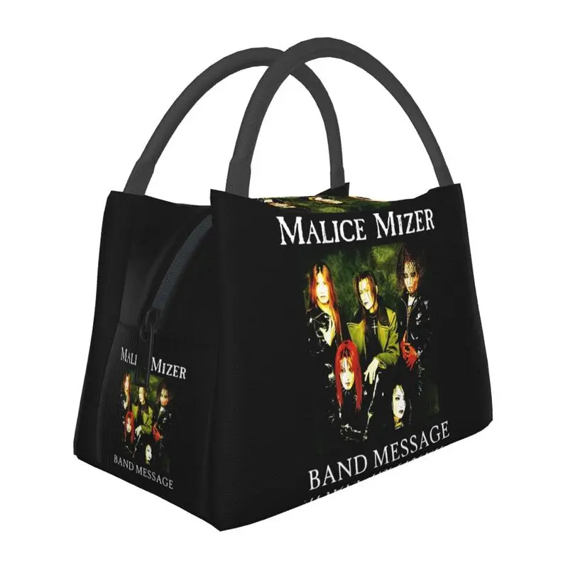 

Malice Mize Thermal Insulated Lunch Bags Women Symphonic Rock Band Resuable Lunch Tote for Outdoor Multifunction Meal Food Box