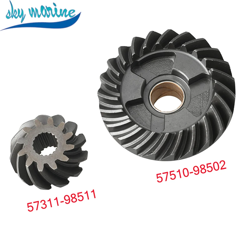 Gear Kit 57510-98502 Gear Forward 57311-98511 Pinion For Suzuki Outboard Motor 2 Stroke DT5 DT6 DT8 57510-98502-000 57311-98511