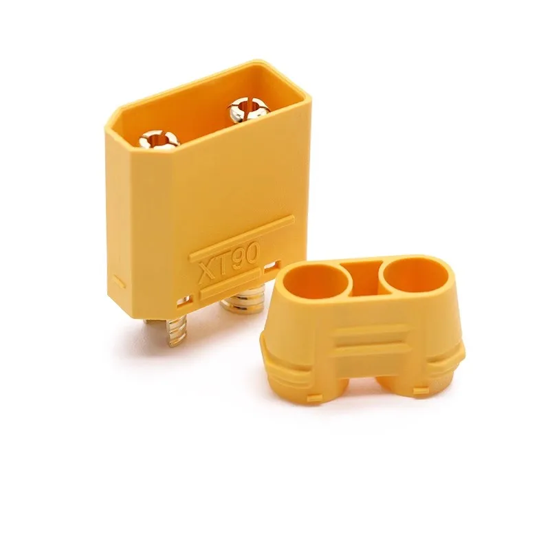 XT90E-F with fixed seat lithium battery charging port plug, electric vehicle electrical control male and female connector