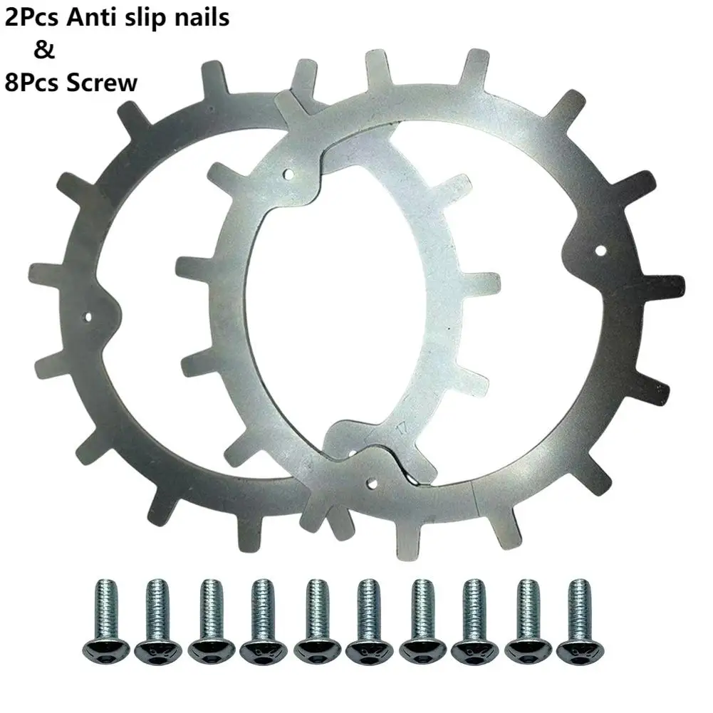 

Mowing Robot Anti-Slip Spike Set For Mowing Robot For Mammotion Yuka Mini Self-Centring Stainless Steel Lawn Mower Accessories