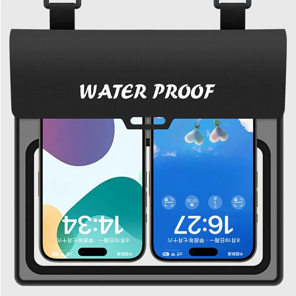 Summer PVC Swimming Waterproof Bag Rafting 2-In-1 Cell Phone Bag Underwater Photo Touch Screen Waterproof Pouch Outdoor