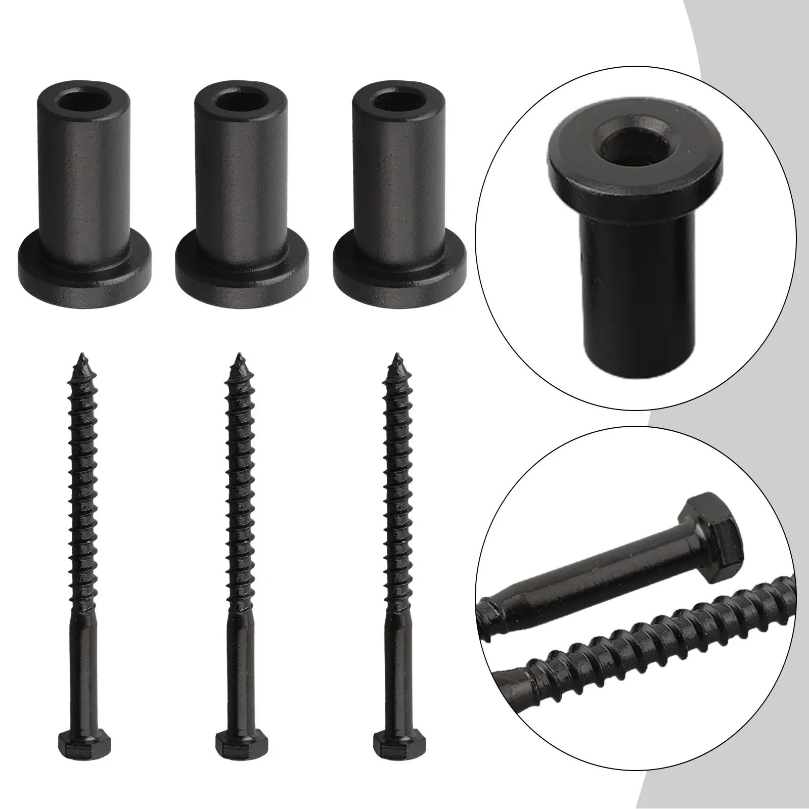 Barn Sliding Door Spacers Barn Door Spacer Carbon Steel Usage Complete Package Efficient Wall Connecting Device Complete Package