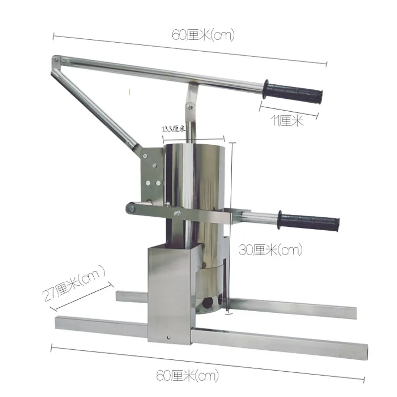 0729600 Pcs/Min Manual Meatball Frying Machine Steel Fish Ball Maker Former Tool Meat Ball Making Machine Balls Fo