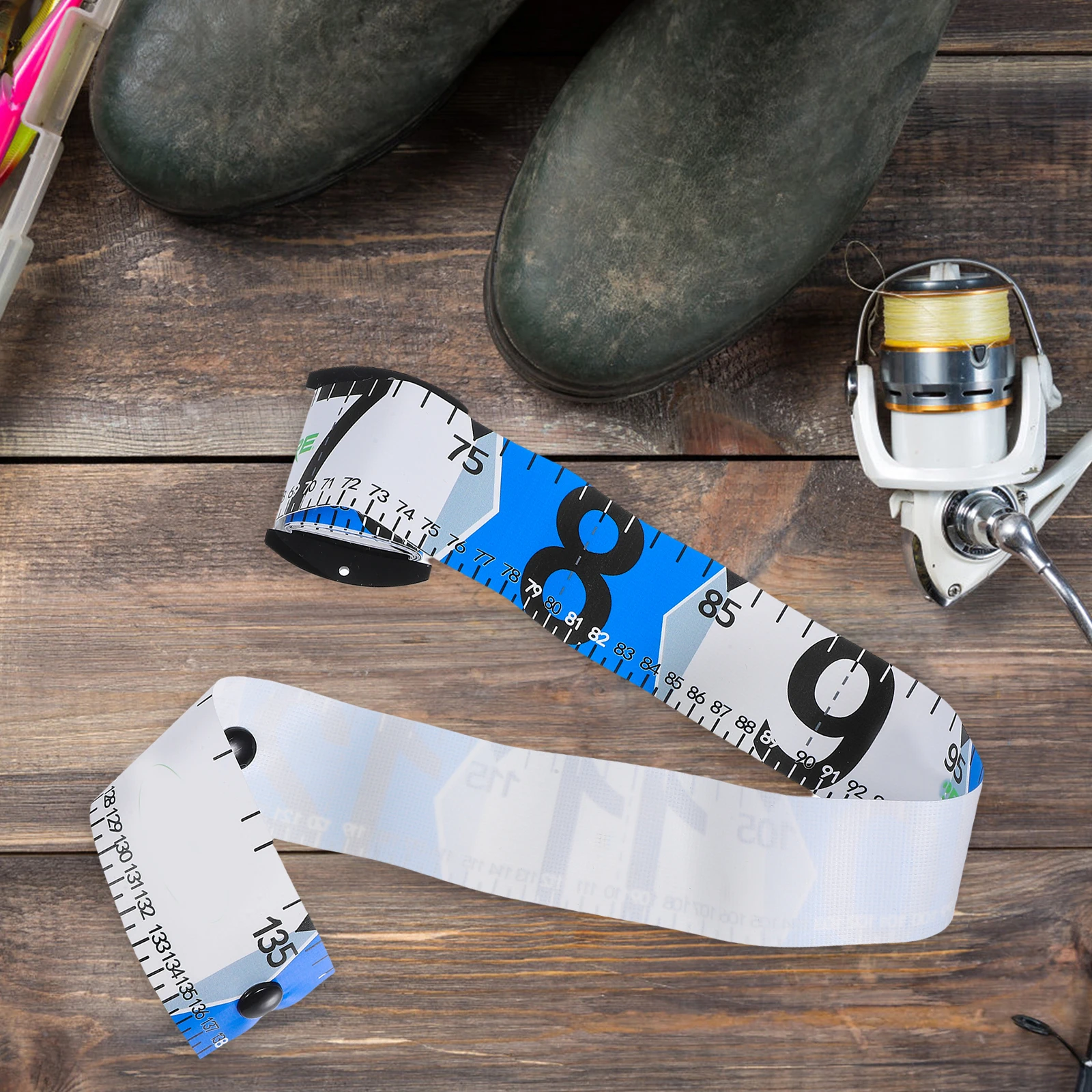 

Fish Measuring Ruler with Plate Bump Board Fishing Tape for Boat Stickers Measurement Tool Measurer