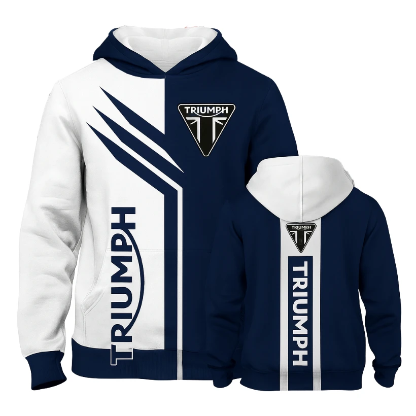 AliExpress Triumph Racing Hoodie Unisex Motorcycle Sweatshirt Daily Casual Pullover Street Fashion Hoodie for Spring Autumn Winter