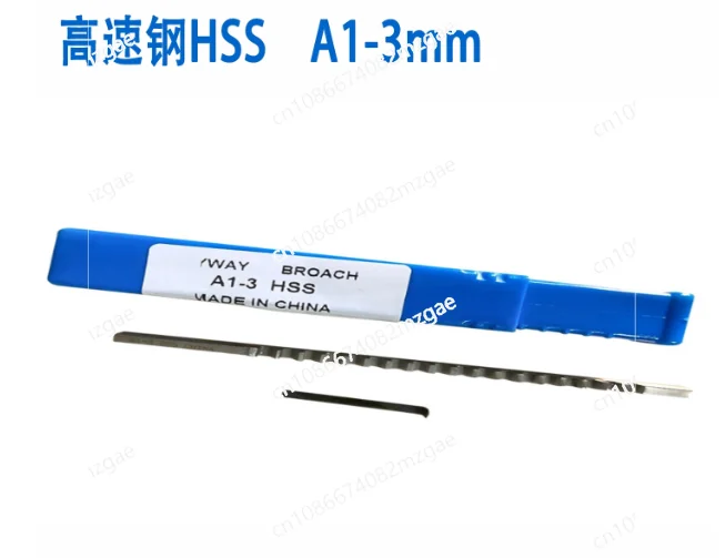 

1PC 2/3/4/5/6/8/10/12/14/16/18mm A1/B1/C1/D1/E1 Type Push Type Metric SizeKeyway Broaches HSS Keyway Tools for CNC Machine Tool