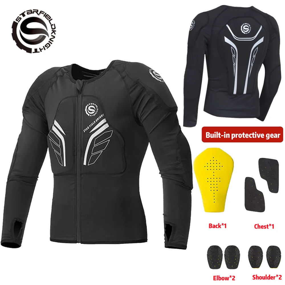 

Мужская летняя дышащая мотоциклетная куртка, защитное снаряжение для всего тела, мягкая мотозащита, мотоциклетная гоночная куртка для мотокросса